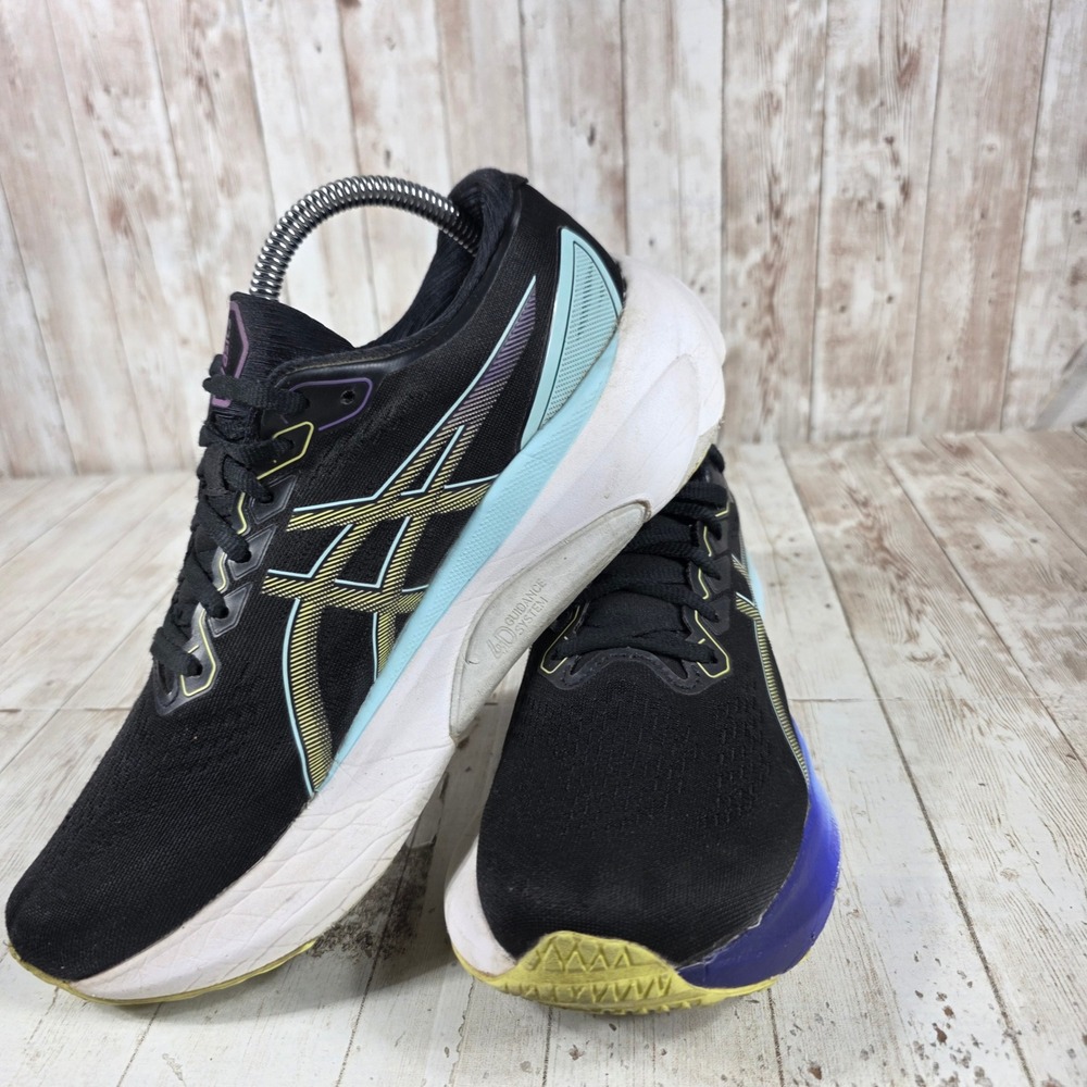 ASICS Gel-Kayano 30 Womens Running Shoes Black Multi Color 1012B357 Size 9 - Picture 7 of 8